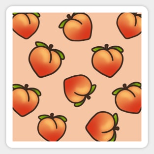 Cute Peach Sticker